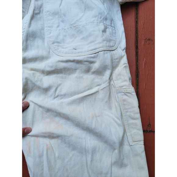 Vintage Sledge’s WHITE Coveralls Workwear 1950 Sanforized 60s Railroad TALON ZIP - Picture 14 of 16
